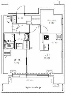 GENOVIA浅草Ⅶ【13階】の間取り