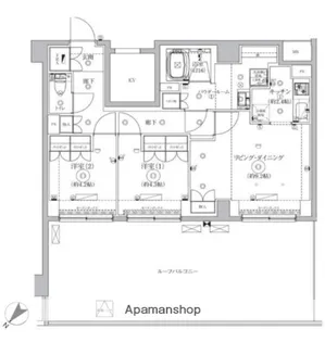ジェノヴィア北池袋スカイガーデン【6階】の間取り