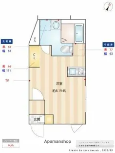グランコート王子【1階】の間取り