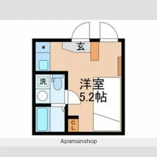 HJ PLACE 神楽坂Ⅱ【1階】の間取り