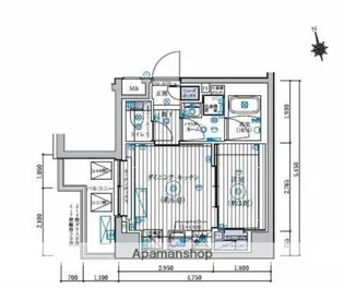 MAXIVCROS高島平MIRAIS【3階】の間取り