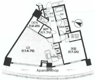 TOWER RESIDENCE TOKYO【4階】の間取り
