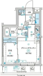 ベルシード王子神谷【2階】の間取り