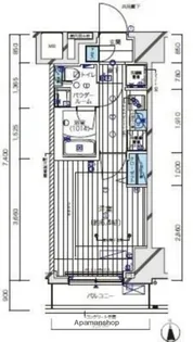 メインステージ北千住Ⅴ【1階】の間取り