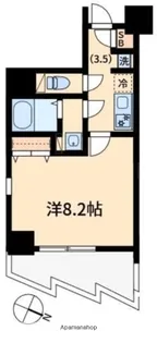 オモチデ扇大橋【3階】の間取り