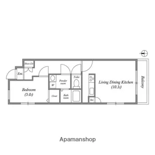 GRAN PASEO舎人【5階】の間取り