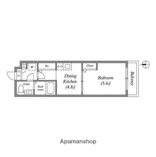 GRAN PASEO舎人【5階】の間取り