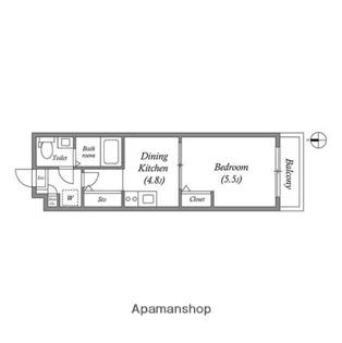 GRAN PASEO舎人【5階】の間取り