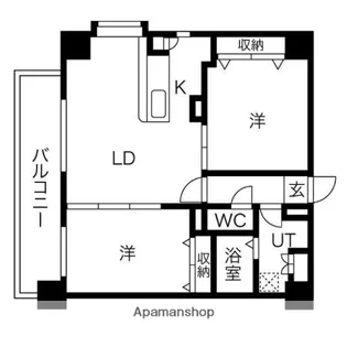 DELCCS綾瀬Ⅱ【9階】の間取り