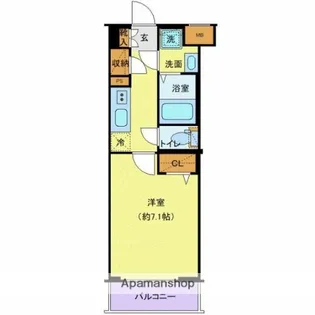 クレヴィスタ大塚【4階】の間取り