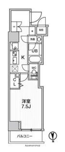 グランド神楽坂【2階】の間取り
