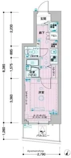 メインステージ板橋志村【4階】の間取り