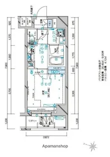 メインステージ板橋本町駅前Ⅱ【8階】の間取り