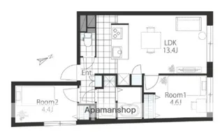 駒込レーベル【5階】の間取り