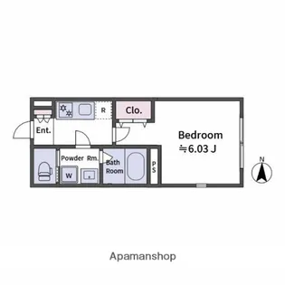 ALATO OYAMAⅡ【3階】の間取り