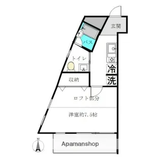 YUKI HOUSE【2階】の間取り