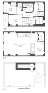 千駄木3丁目レジデンス(仮称)【5階】の間取り