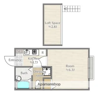 アメリカンリバティー本蓮沼【2階】の間取り