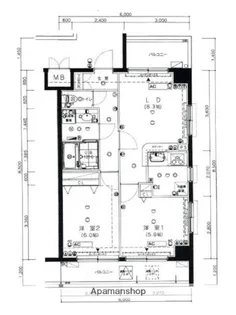 リガーレ浮間公園【4階】の間取り
