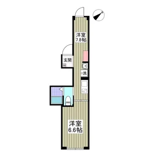 ALIVIO千石【301号室】の間取り