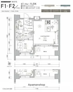 SYFORME UENO ASYL COURT【8階】の間取り
