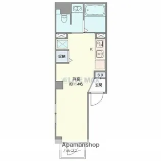 ウィロー板橋本町【3階】の間取り