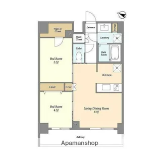 URBANLINK護国寺【5階】の間取り