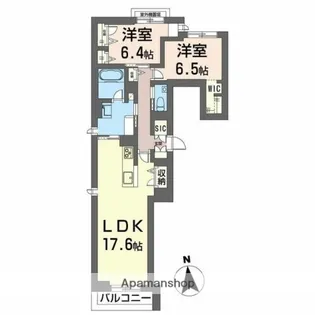 シャーメゾン925浅草橋【4階】の間取り