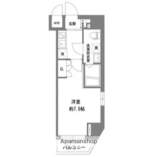 ラヴィータ新御徒町【4階】の間取り