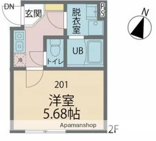 カインドネス赤羽【2階】の間取り