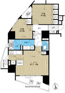 イトーピア目白カレン【13階】の間取り