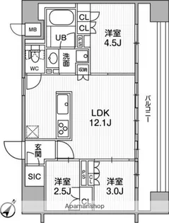 NIDO SUGAMO【10階】の間取り