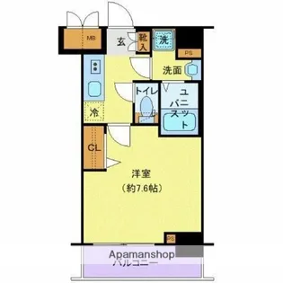 プレサンス新宿中落合メーディオ【2階】の間取り