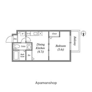 GRAN PASEO舎人【4階】の間取り