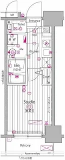 ガーラ・グランディ池袋Ⅱ【14階】の間取り