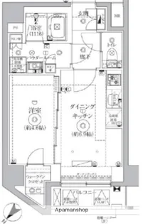 ジェノヴィア北池袋スカイガーデン【4階】の間取り