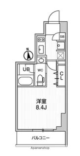 ALTERNA東池袋【5階】の間取り