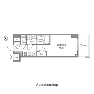 GRAN PASEO田端D【6階】の間取り