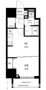 アーバンパーク王子Ⅱ【10階】の間取り