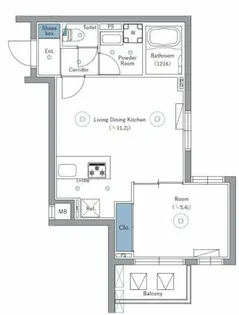 SYFORME NEXT IKEBUKURO WEST【5階】の間取り