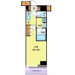 クレイシア新宿中落合【6階】の間取り