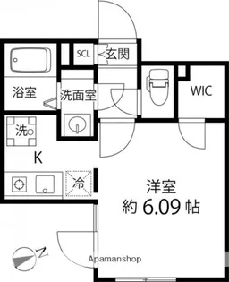 BRANCHE神楽坂【4階】の間取り