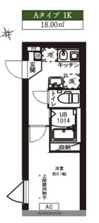 レピュア駒込レジデンス【2階】の間取り