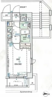 アデッソ本蓮沼【6階】の間取り