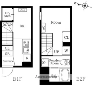 プレニーズ護国寺PREMIER【1階】の間取り