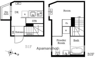 プレニーズ護国寺PREMIER【1階】の間取り