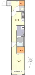 マーレ西巣鴨【1階】の間取り