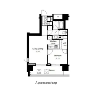 オーパスホームズ千駄木【6階】の間取り