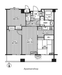 プリムヴェール西尾久メゾンB【4階】の間取り
