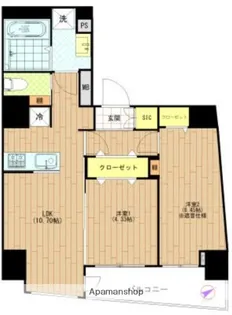 プレシャス赤羽岩淵【7階】の間取り